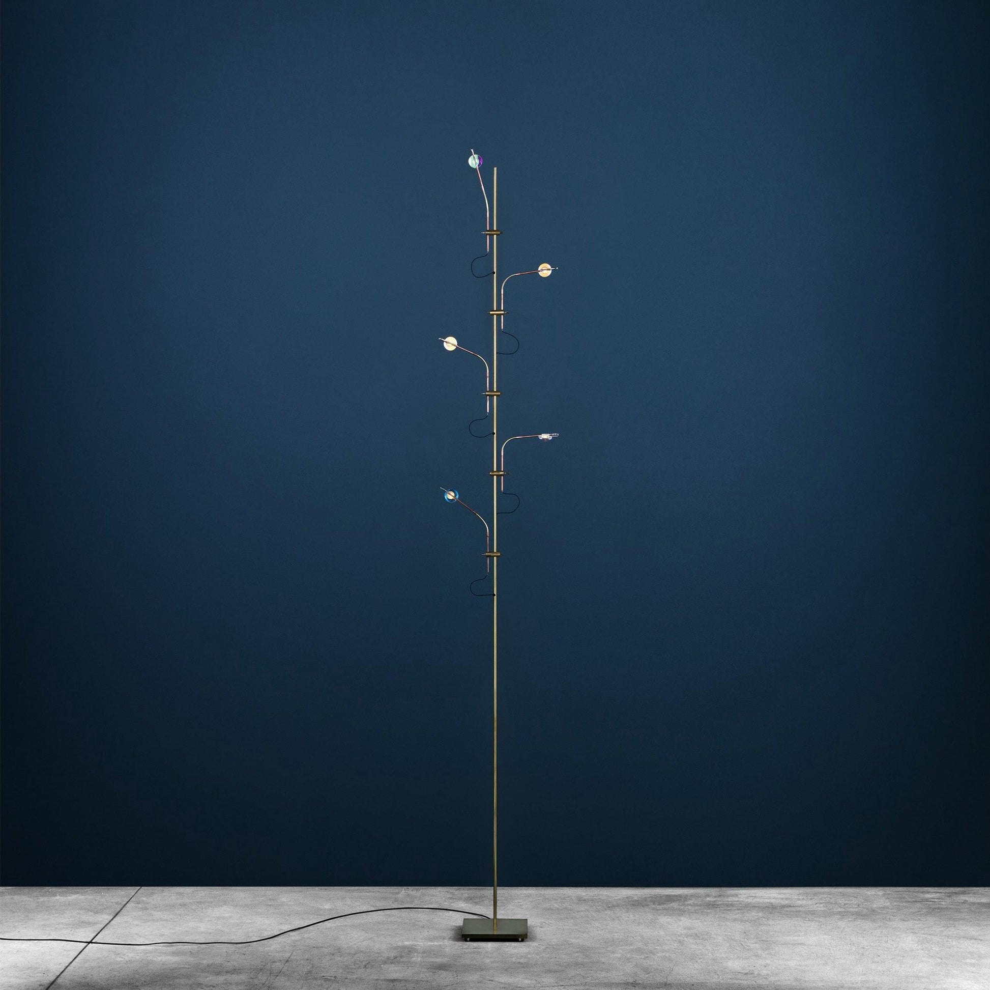 Receiv Steel Floor Lamp-Neutral Decor