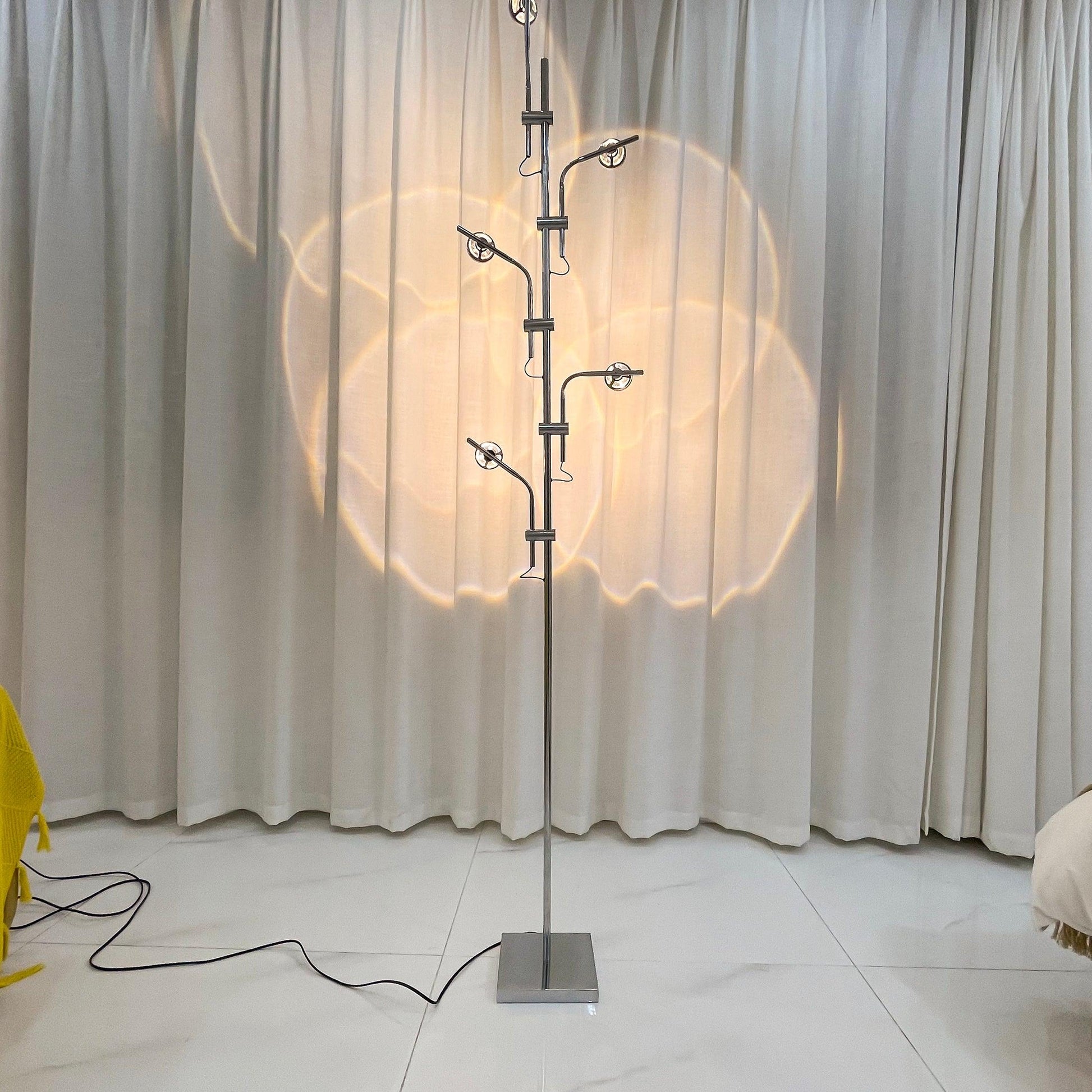 Receiv Steel Floor Lamp-Neutral Decor