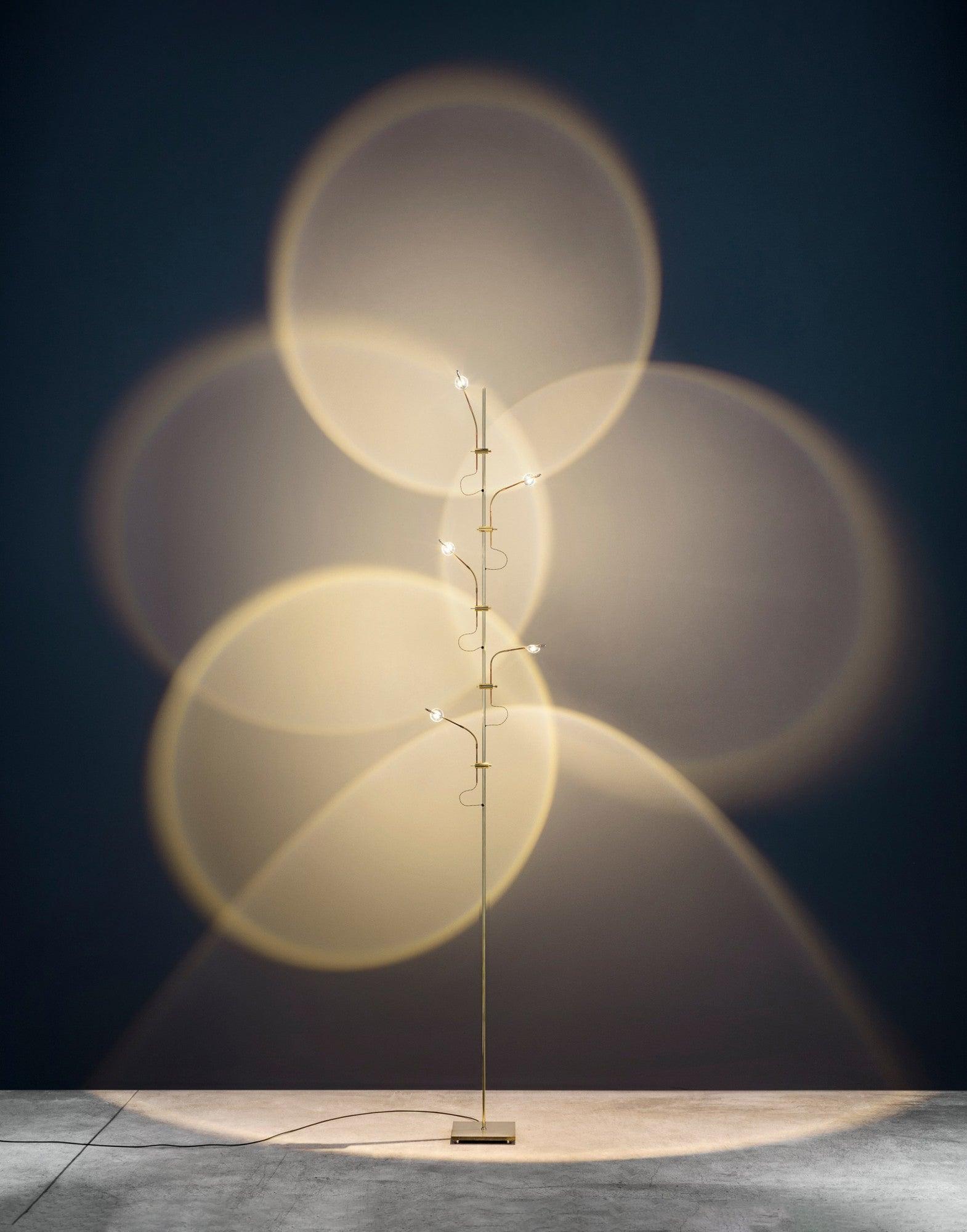 Receiv Steel Floor Lamp-Neutral Decor