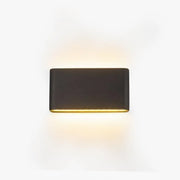 Orix Modern Rectagulart Waterproof Outdoor Wall Lamp, Black/White-Neutral Decor