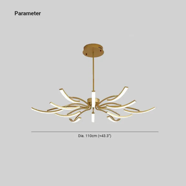 Arisha Modern Personality Pendant Chandelier for Living Room - Neutral Decor