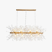 Arisha Creative Art Chandelier Crystal Pendant Light for Dining Room - Neutral Decor