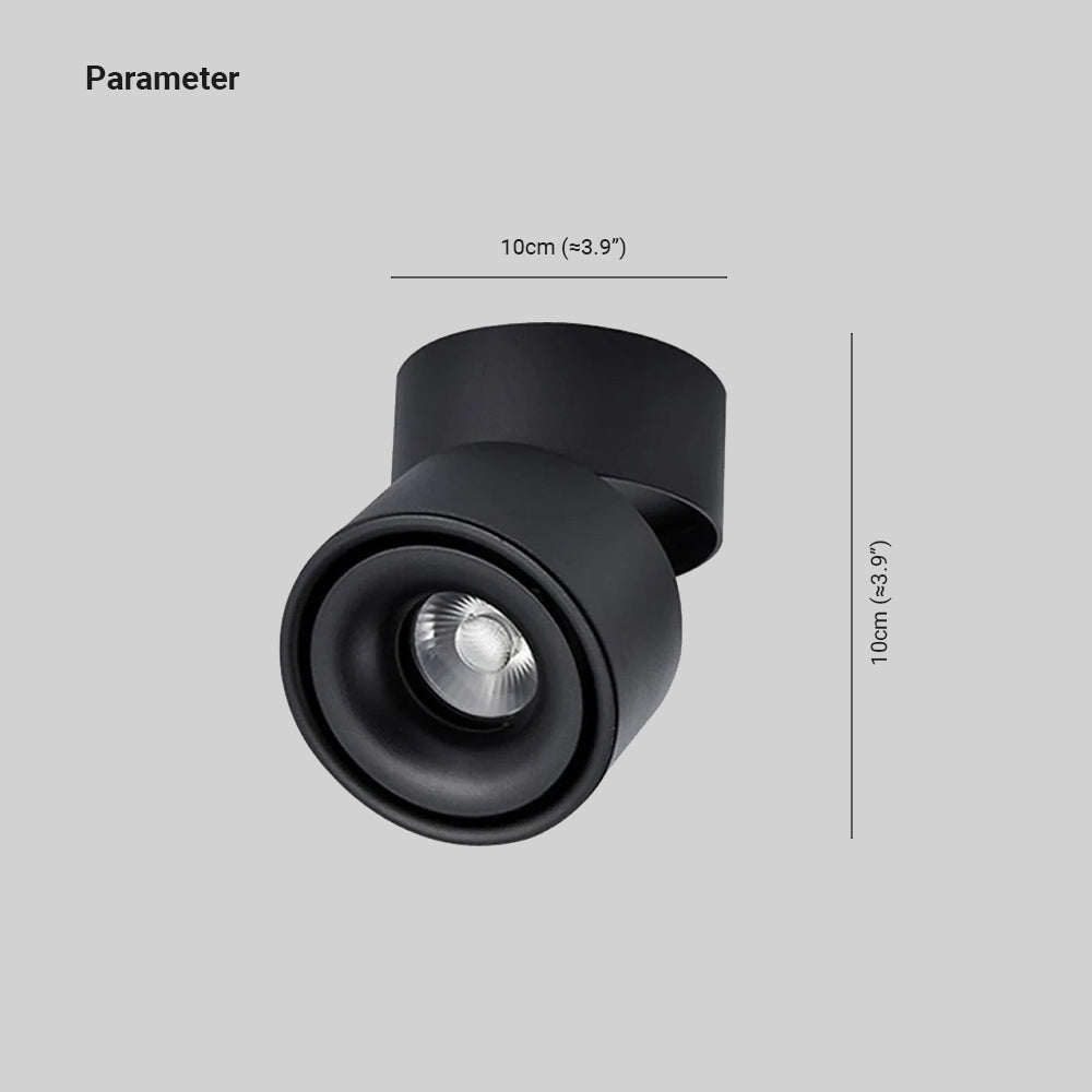 Thyn Round Rotatable Ceiling Light Spotlight - Neutral Decor
