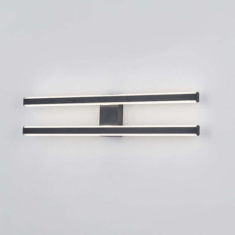 Arisha Modern Minimaliste Flush Mount Ceiling Light, Double-Linear - Neutral Decor