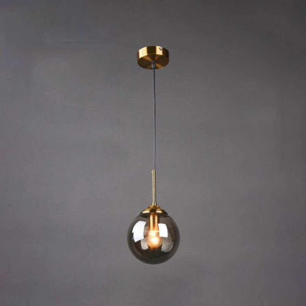 Valentina Designer Bubble Glass Pendant Light, Smoke/Clear/Amber - Neutral Decor