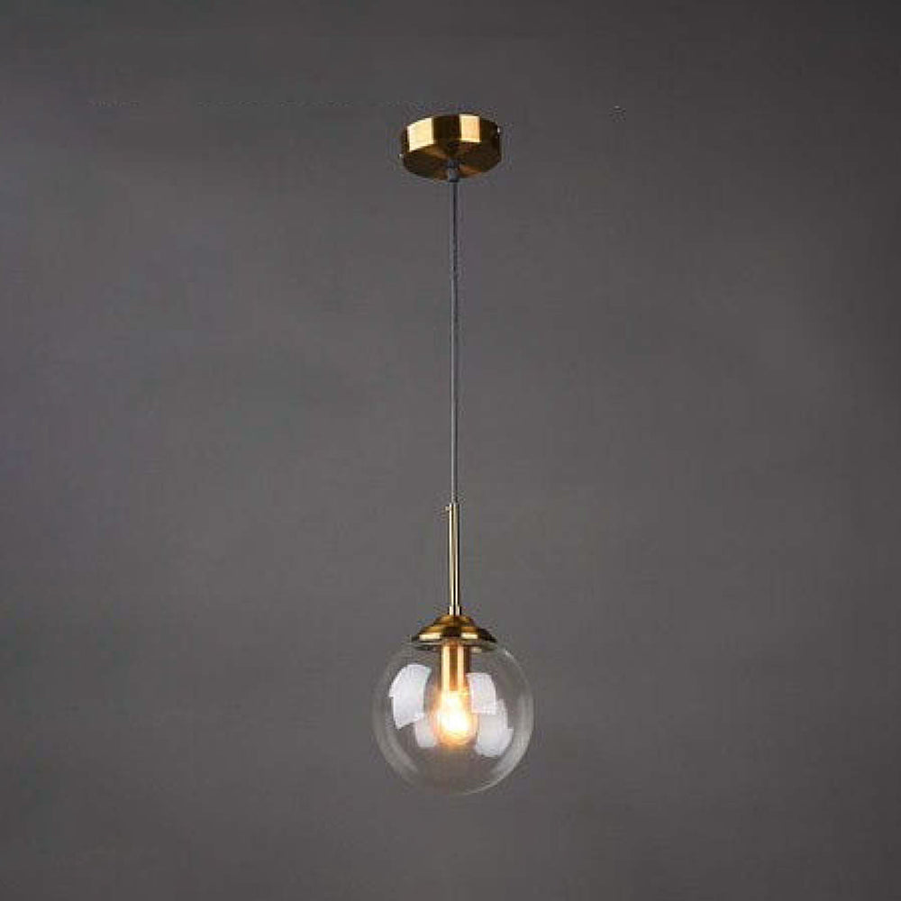 Valentina Designer Bubble Glass Pendant Light, Smoke/Clear/Amber - Neutral Decor