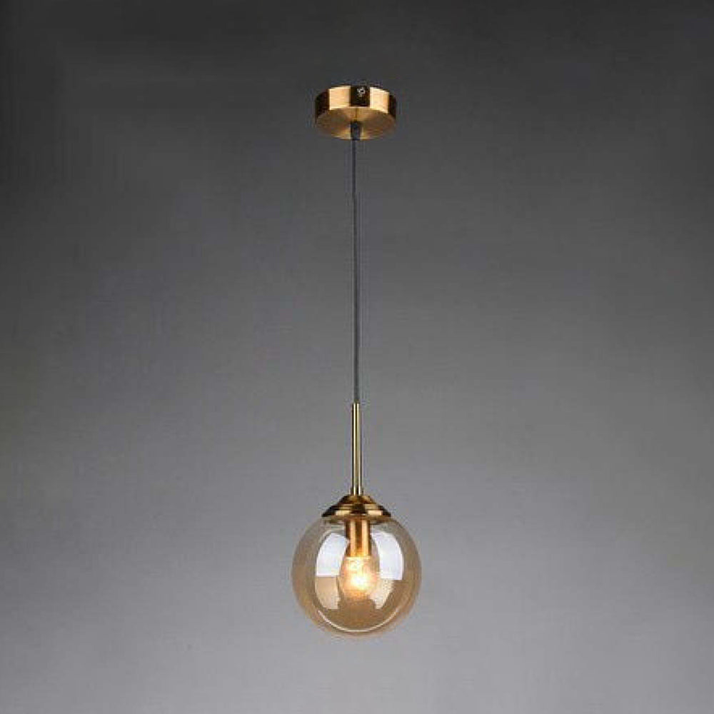 Valentina Designer Bubble Glass Pendant Light, Smoke/Clear/Amber - Neutral Decor
