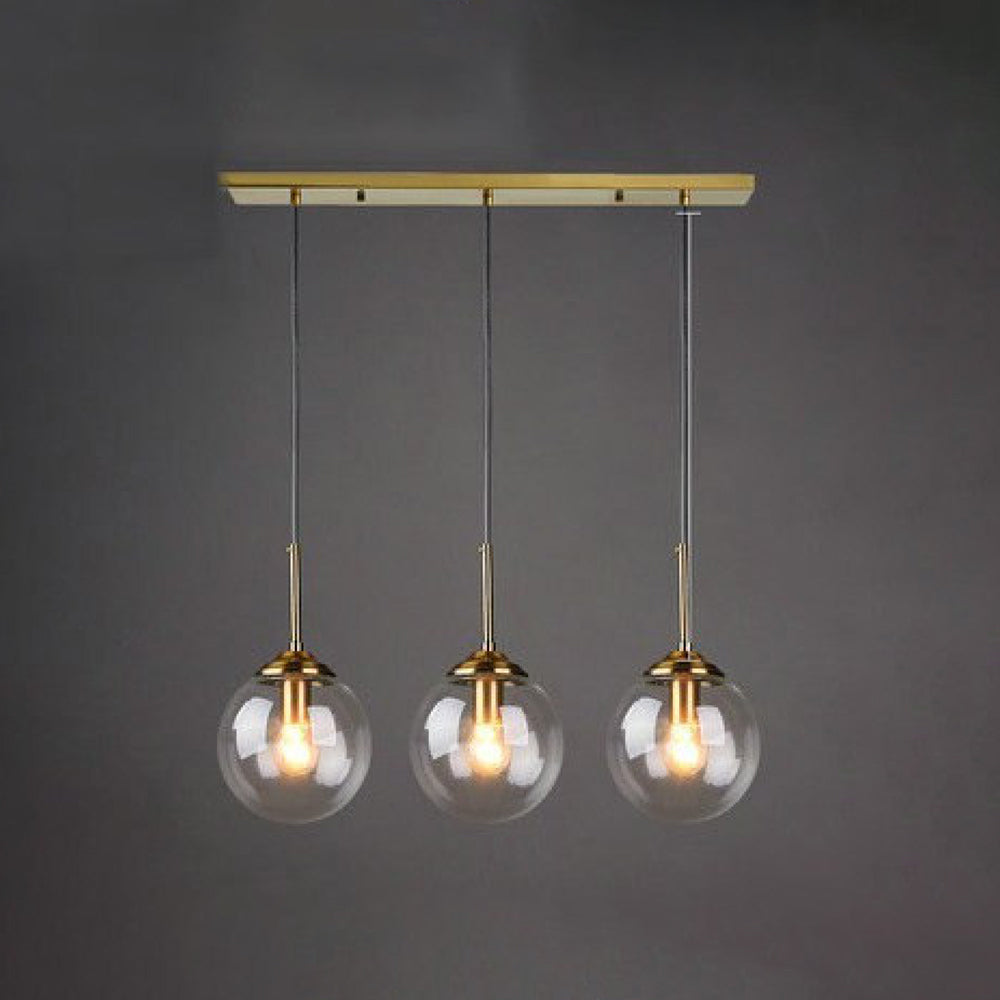 Valentina Designer Bubble Glass Pendant Light, Smoke/Clear/Amber - Neutral Decor