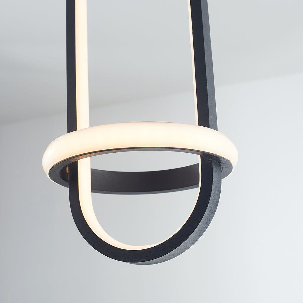 Arisha Modern Minimalist LED Ring Pendant Light Bedsides - Neutral Decor