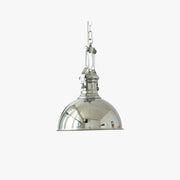 Alessio Industrial LED Pendant Light Chrome Metal Living/Bedroom - Neutral Decor