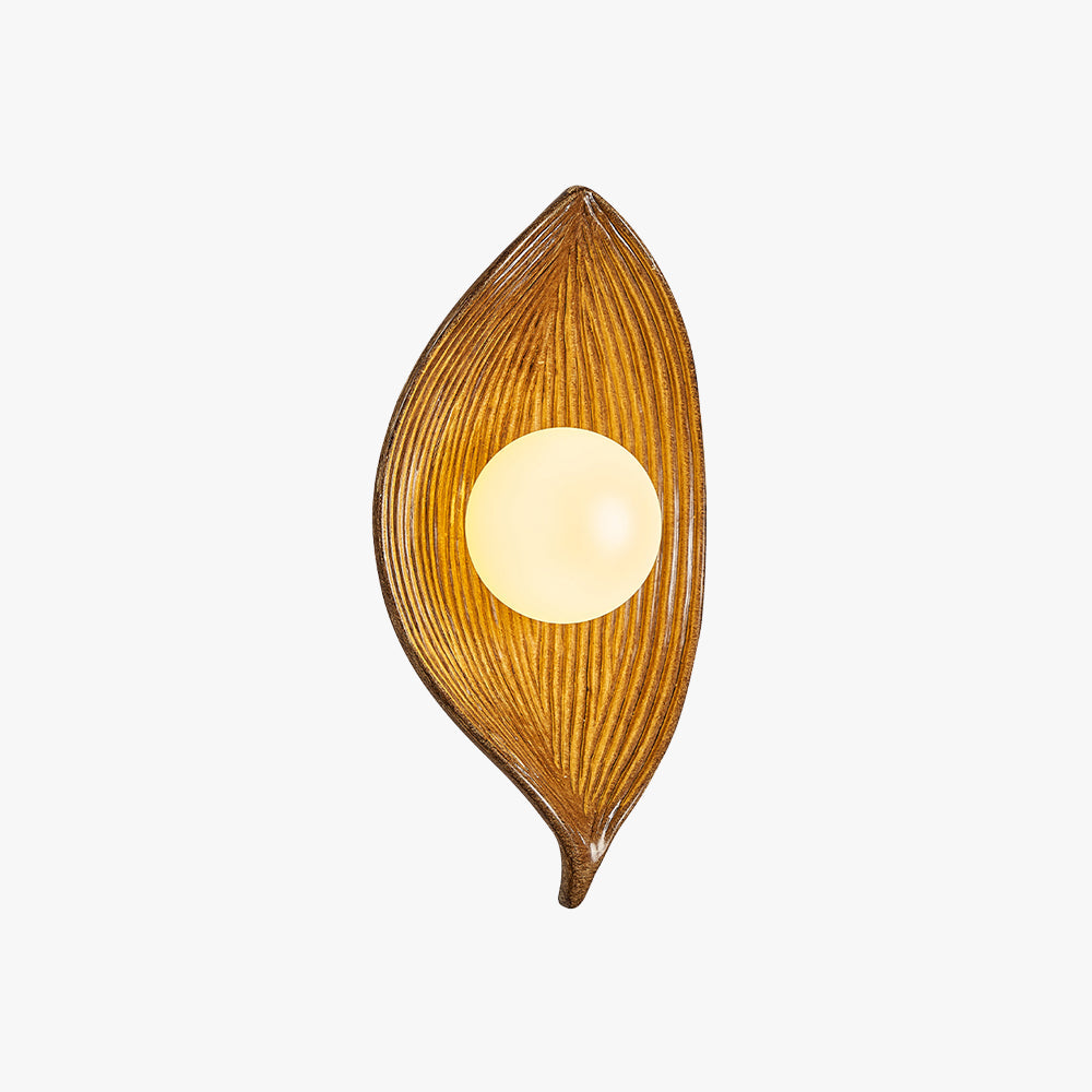 Aria Modern LED Wall Lamp Black/White/Wood Acrylic Living Room - Neutral Decor