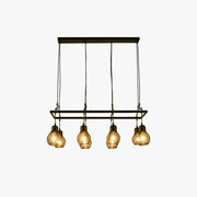 Silva Vintage Long Multihead Chandelier Dining Room/Bar/Living Room - Neutral Decor