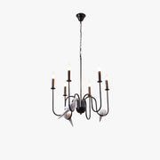 Silva Vintage Chandelier Black Metal Bedroom/Cafe Living Room - Neutral Decor