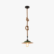 Epoch Vintage LED Pendant Light Green Metal Dining Room/Bedroom - Neutral Decor
