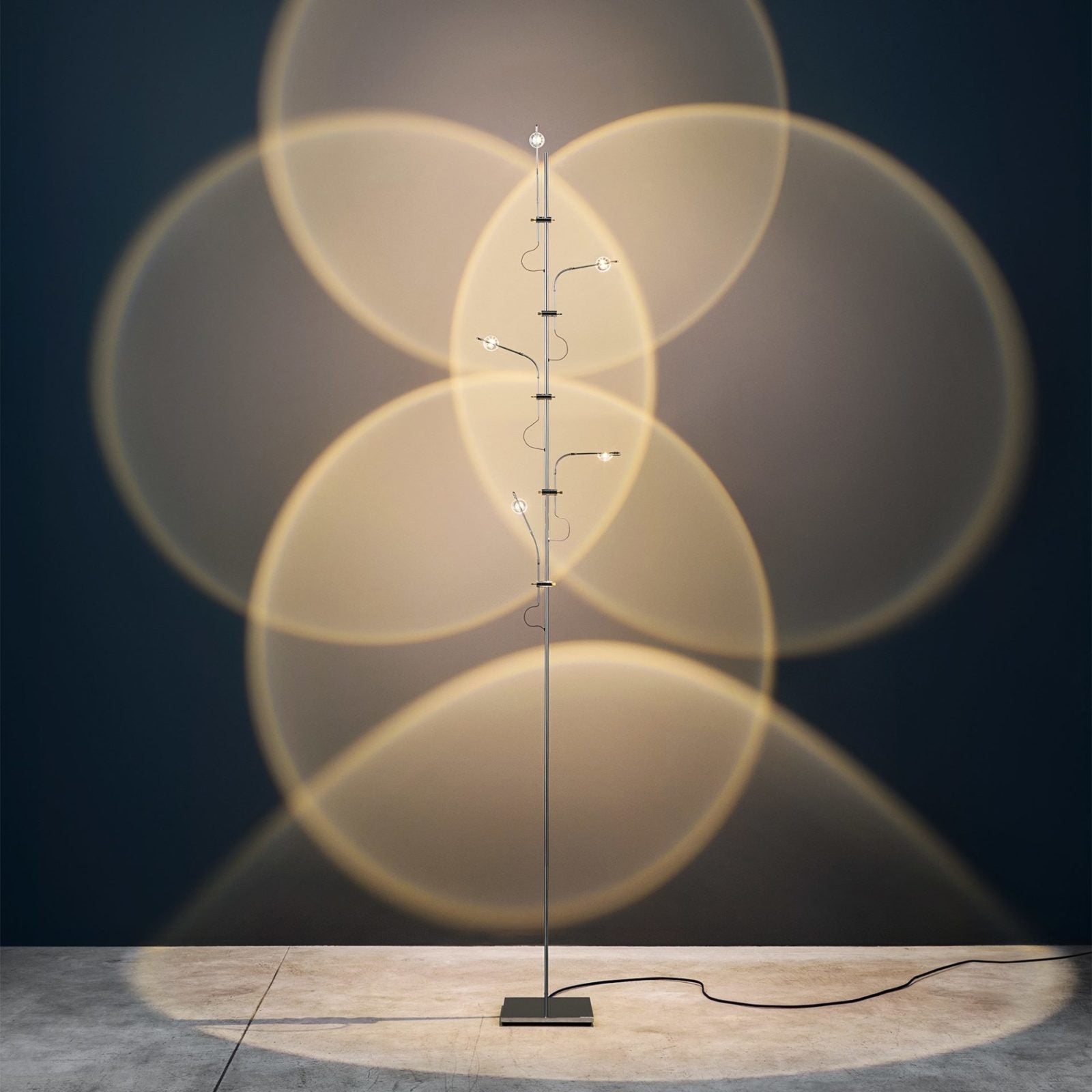 Receiv Steel Floor Lamp-Neutral Decor