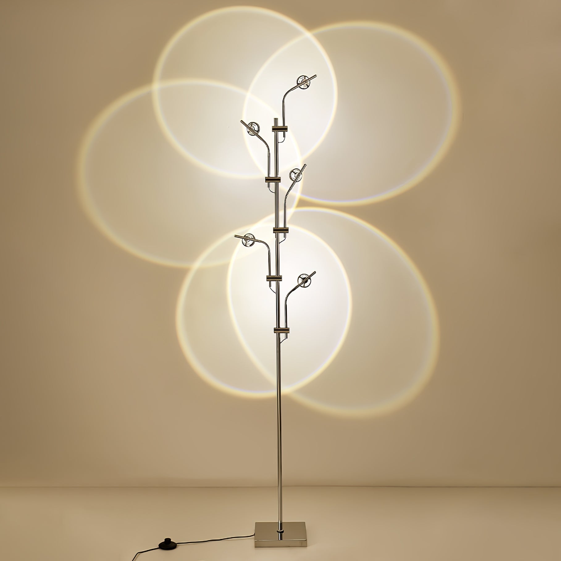 Receiv Steel Floor Lamp-Neutral Decor