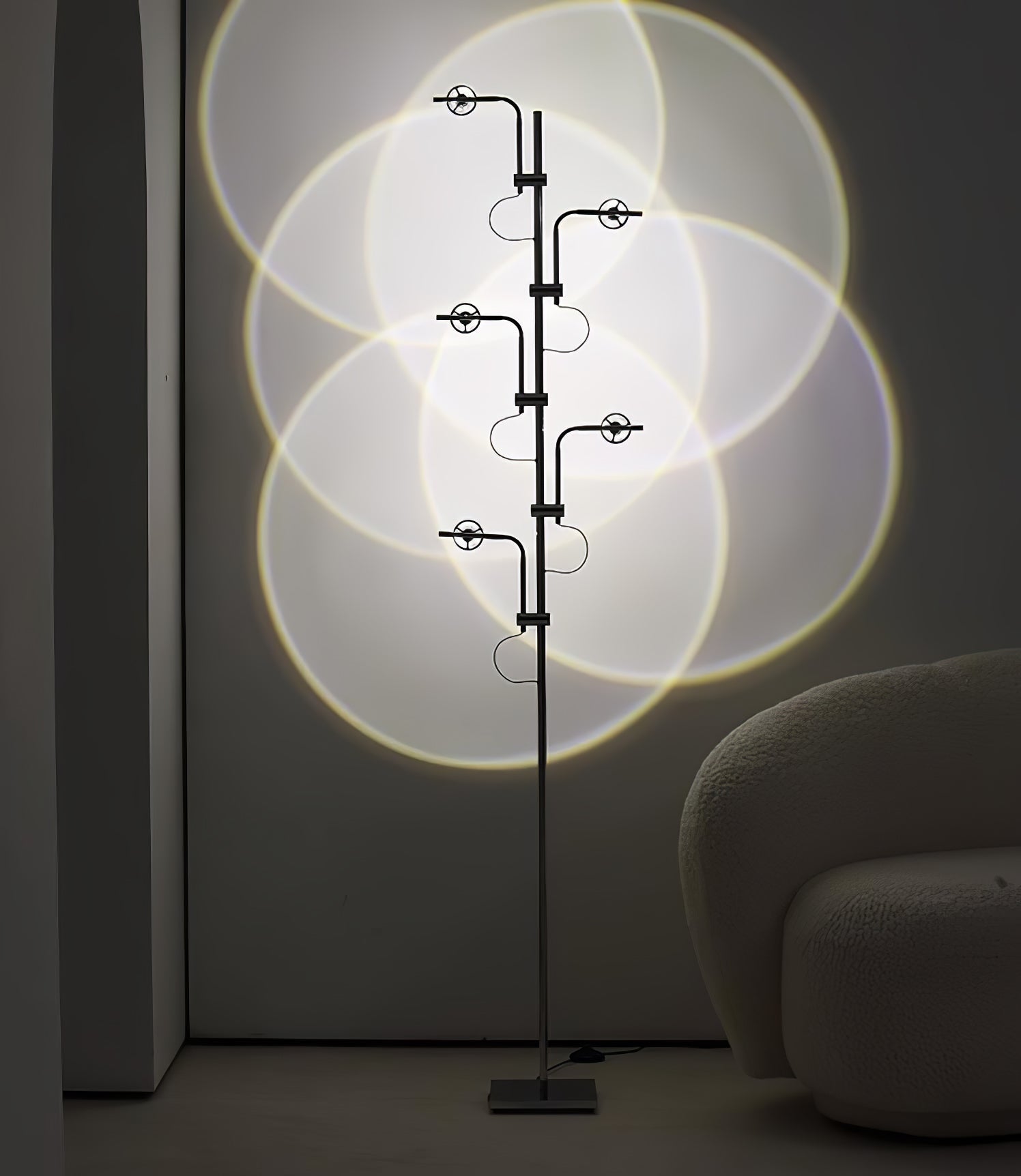 Receiv Steel Floor Lamp-Neutral Decor