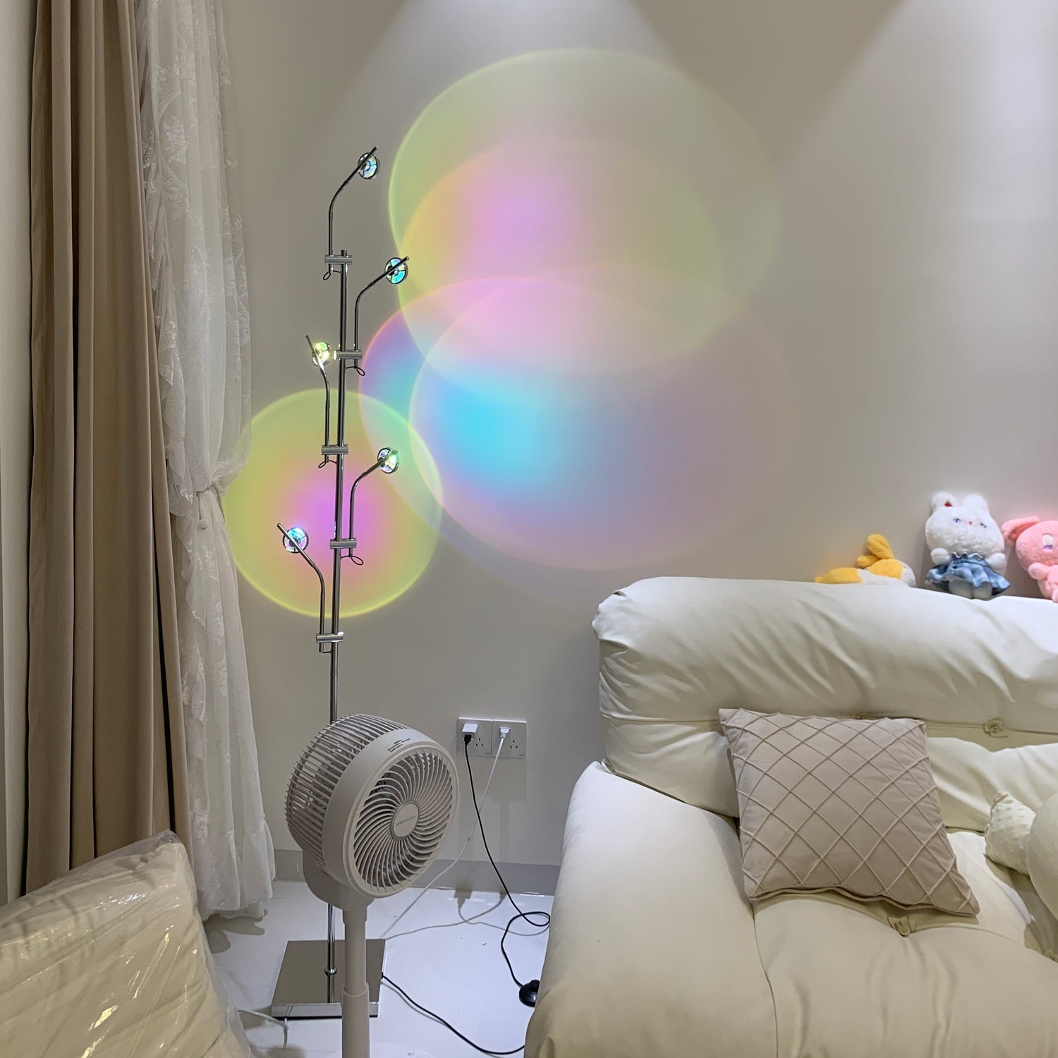 Receiv Steel Floor Lamp-Neutral Decor