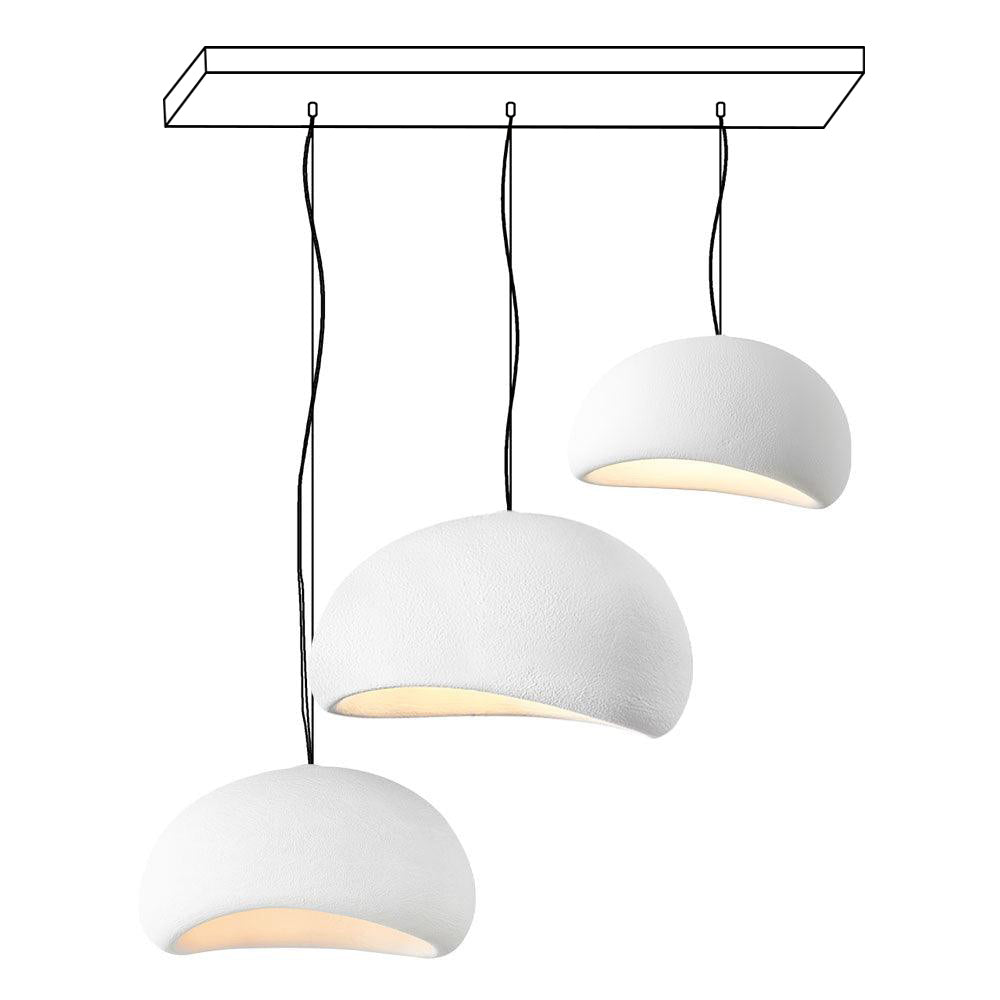 Lustra Chandelier Rough Combination Wabi-Sabi-Neutral Decor