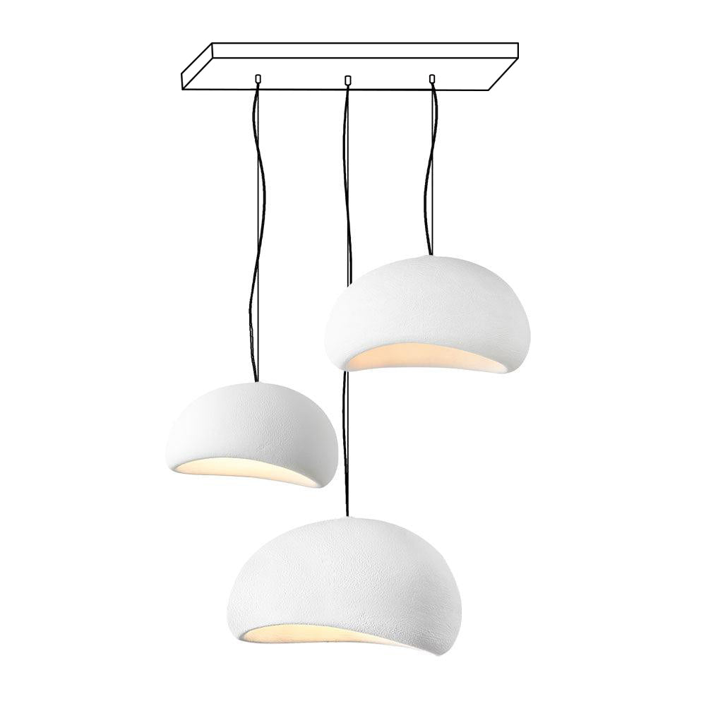 Lustra Chandelier Rough Combination Wabi-Sabi-Neutral Decor