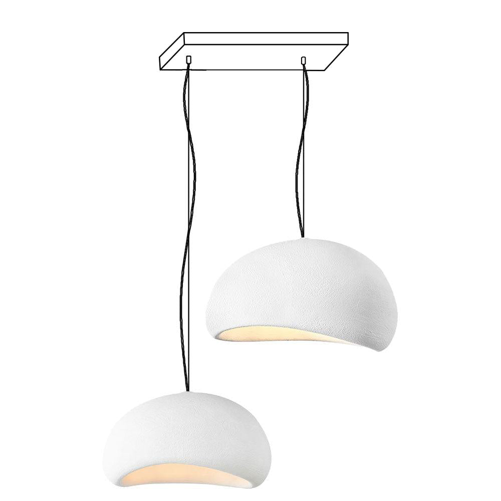 Lustra Chandelier Rough Combination Wabi-Sabi-Neutral Decor