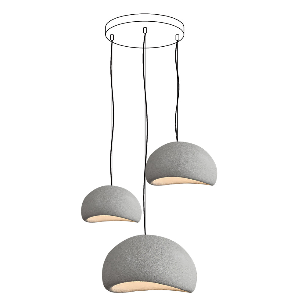 Lustra Chandelier Rough Combination Wabi-Sabi-Neutral Decor