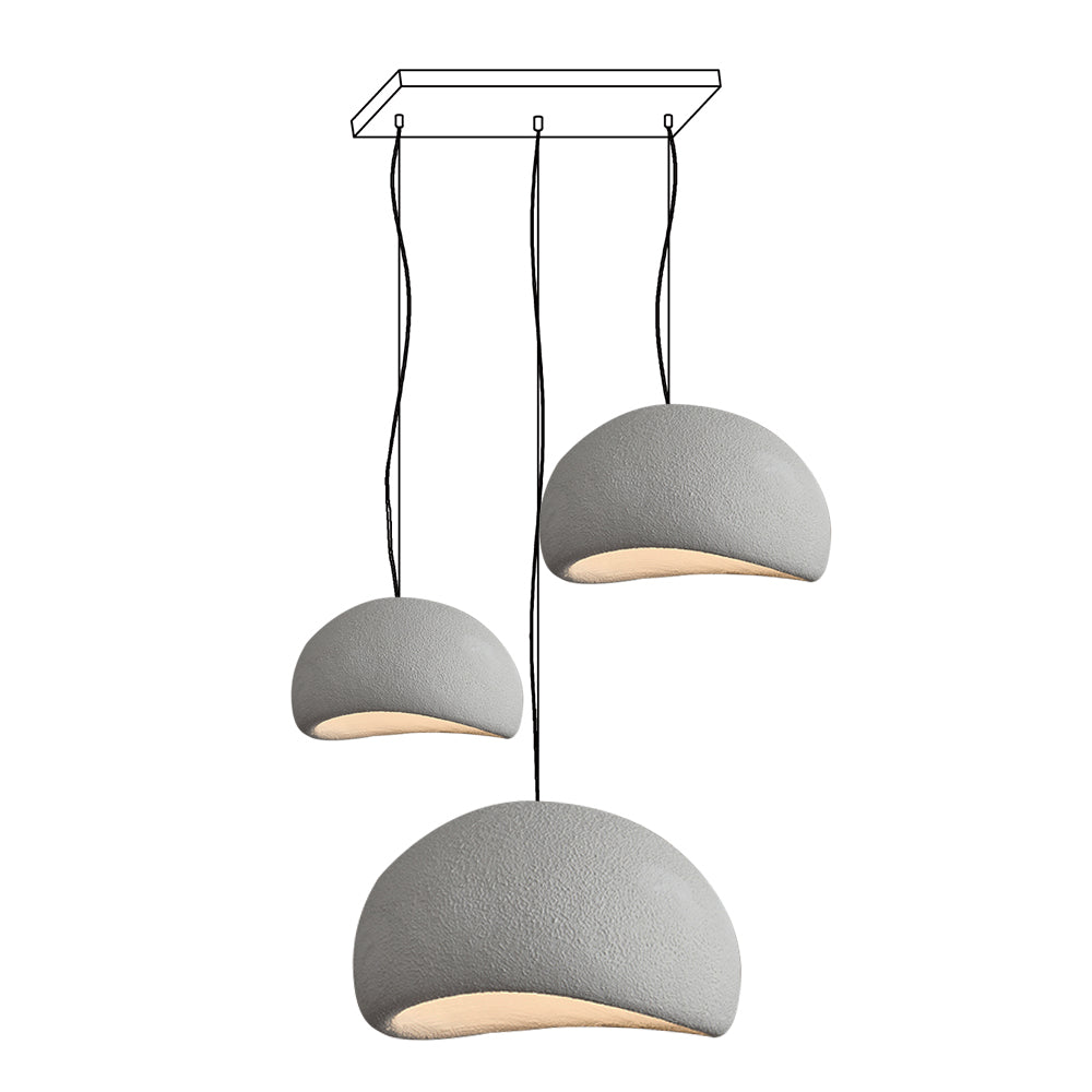 Lustra Chandelier Rough Combination Wabi-Sabi-Neutral Decor