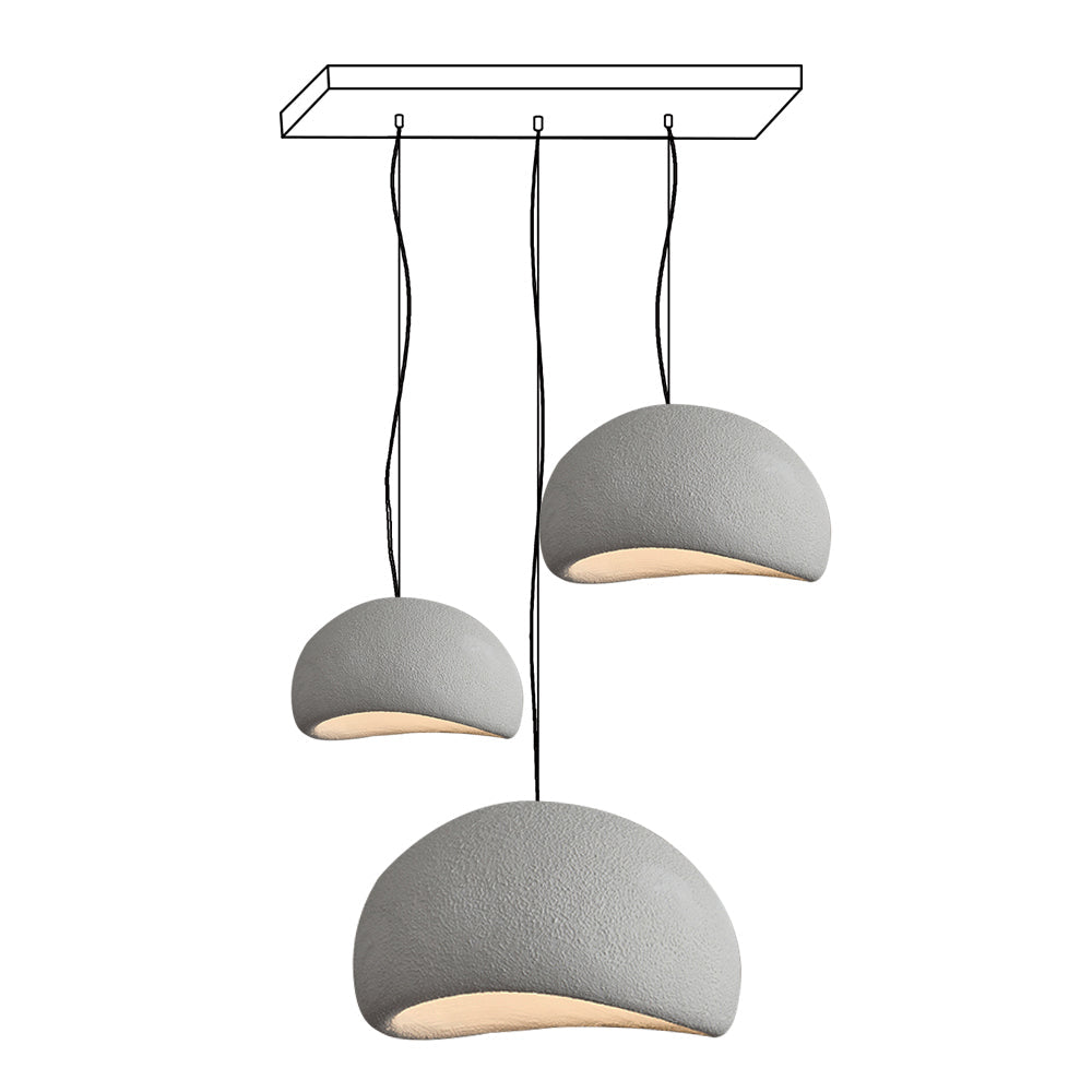 Lustra Chandelier Rough Combination Wabi-Sabi-Neutral Decor