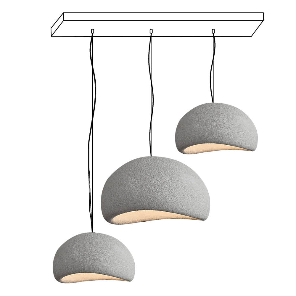 Lustra Chandelier Rough Combination Wabi-Sabi-Neutral Decor
