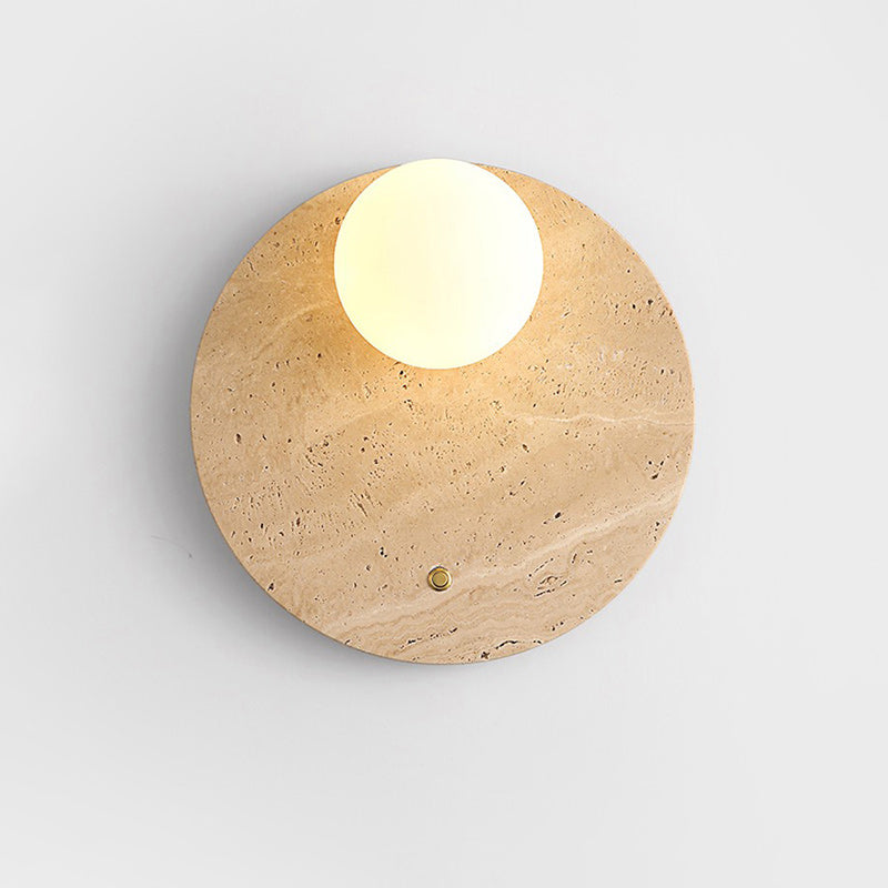Nora Travertine Wall Lamp