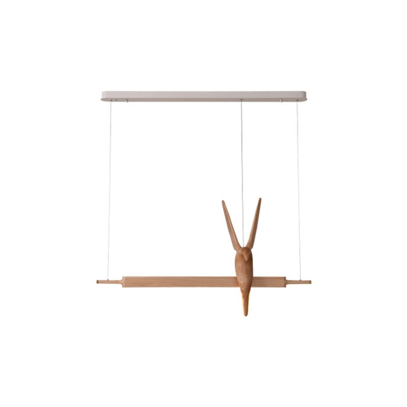 Varinisra Sculptural Oak Pendant Light-Neutral Decor