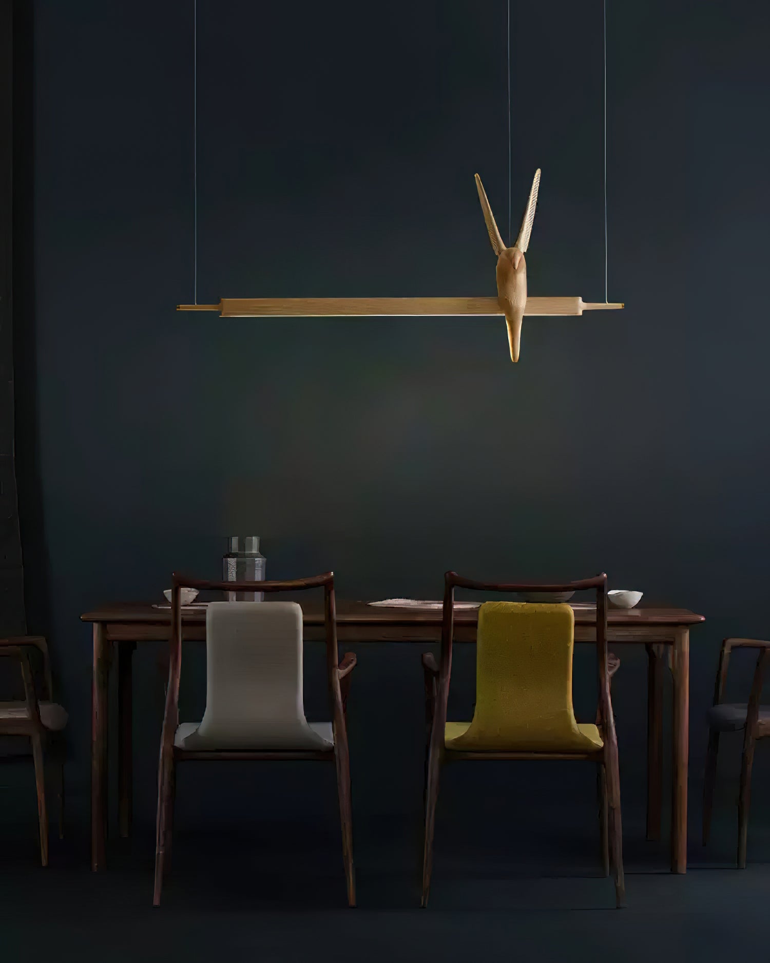 Varinisra Sculptural Oak Pendant Light-Neutral Decor