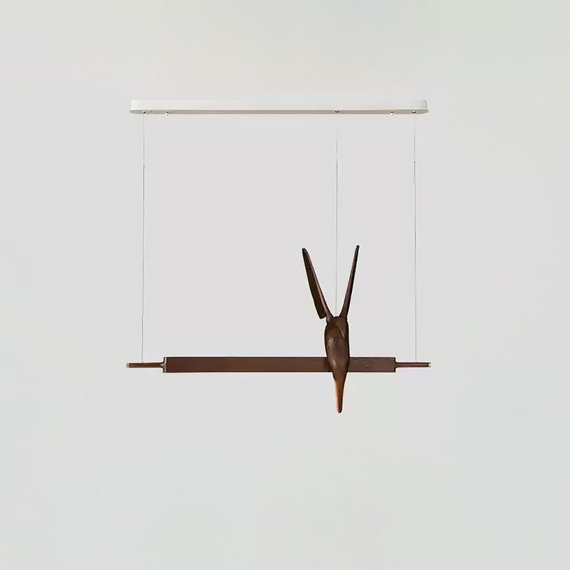 Varinisra Sculptural Oak Pendant Light-Neutral Decor