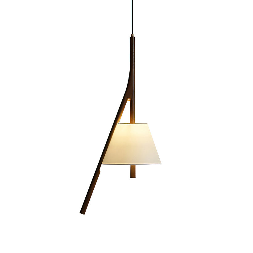 Zovenarae Triangular Wood Pendant Light-Neutral Decor