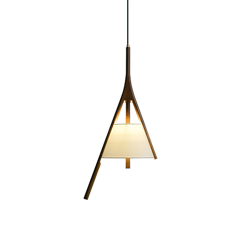 Zovenarae Triangular Wood Pendant Light-Neutral Decor