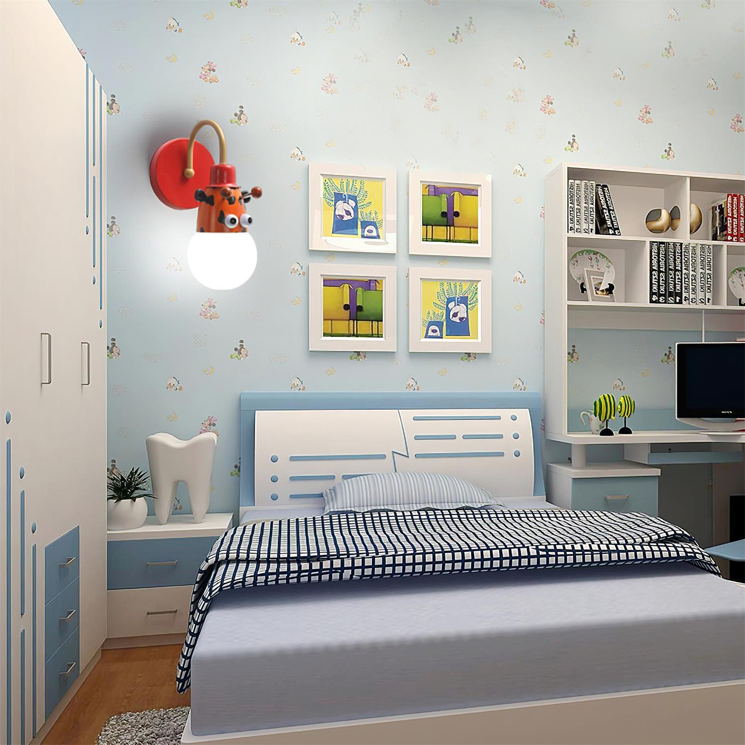 Neloz Artistic Playful Wall Lamp-Neutral Decor