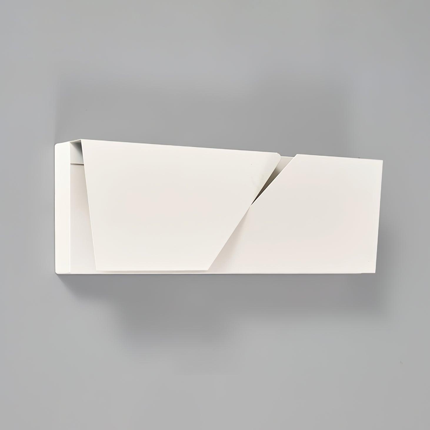 Wall Lamp 3D Geometric Panels Layered Light Art Remote Dimming Modern