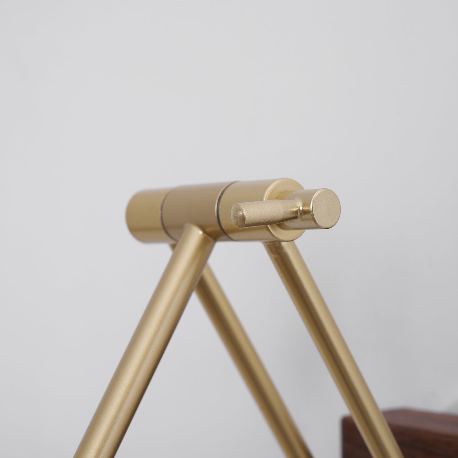 Walnut Color Linear Adjustable Wall Light-Neutral Decor