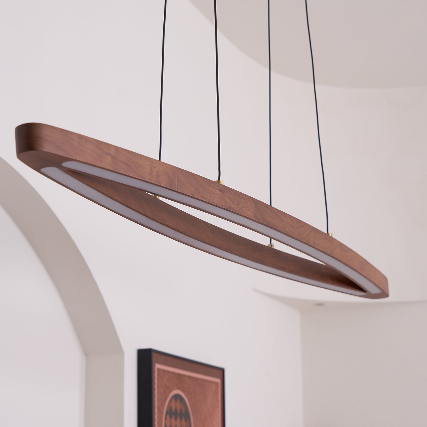 Hylan Wood Minimalist Pendant Lamp-Neutral Decor