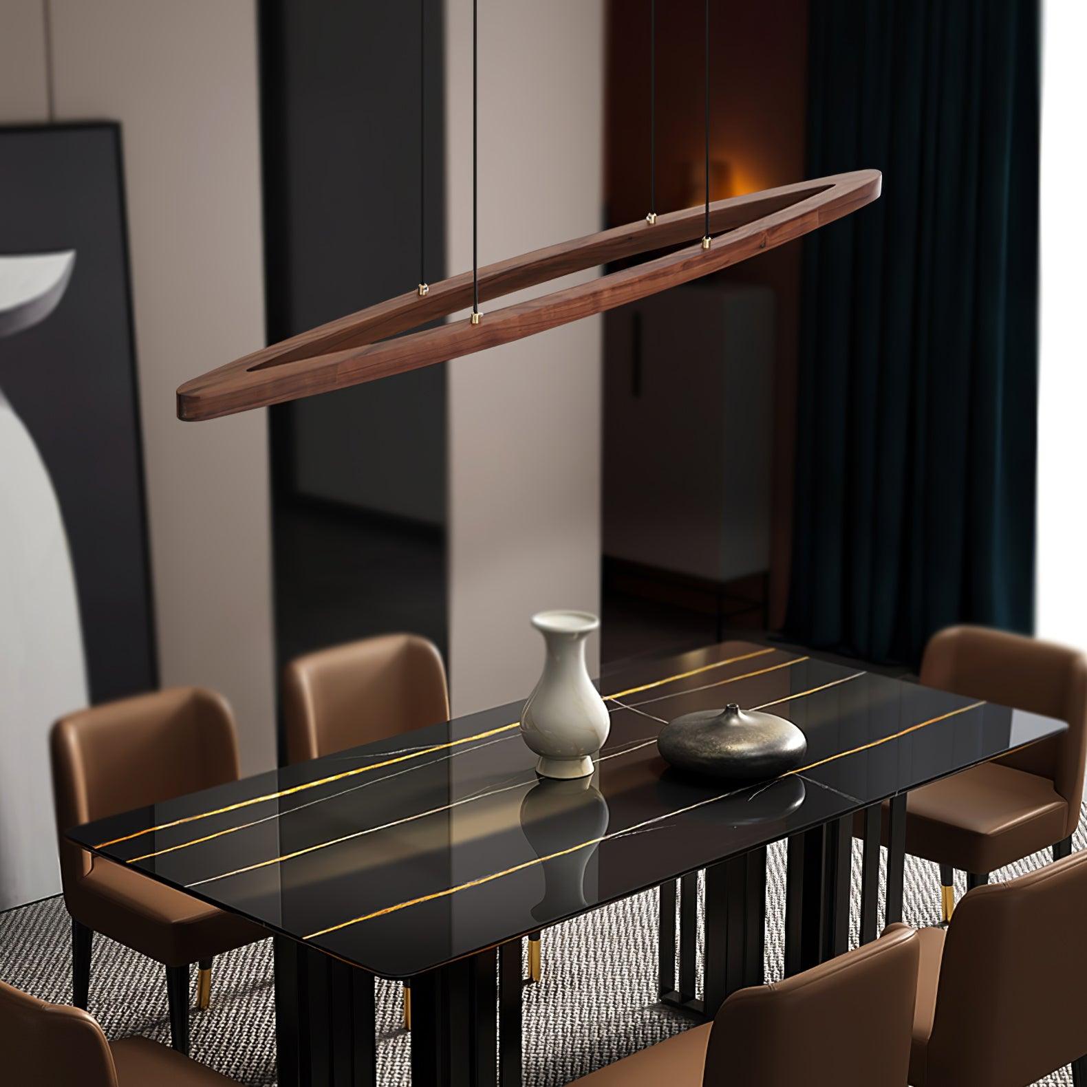 Hylan Wood Minimalist Pendant Lamp-Neutral Decor
