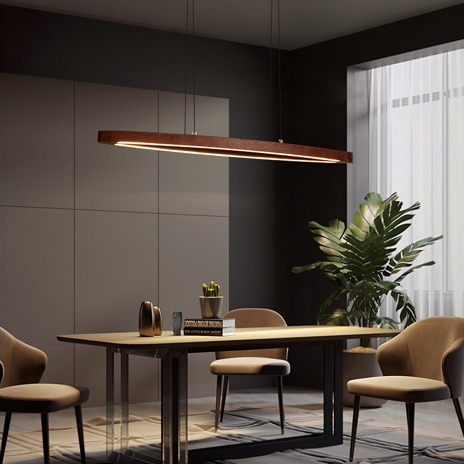 Hylan Wood Minimalist Pendant Lamp-Neutral Decor