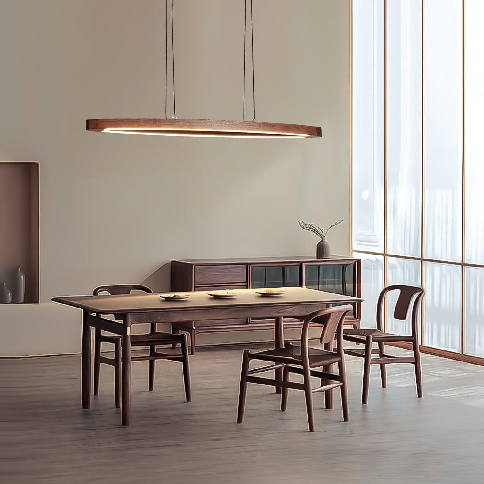 Hylan Wood Minimalist Pendant Lamp-Neutral Decor