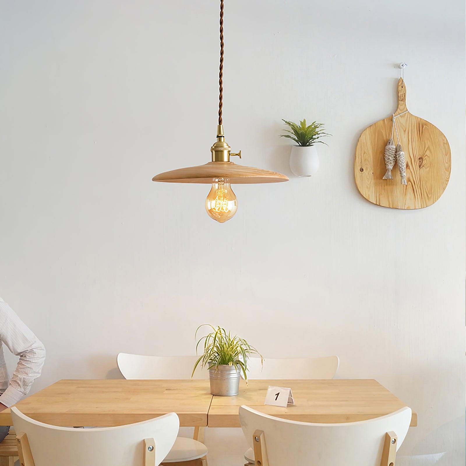 Veldra Brass Retro Pendant Light-Neutral Decor