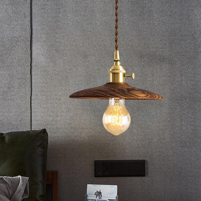 Veldra Brass Retro Pendant Light-Neutral Decor