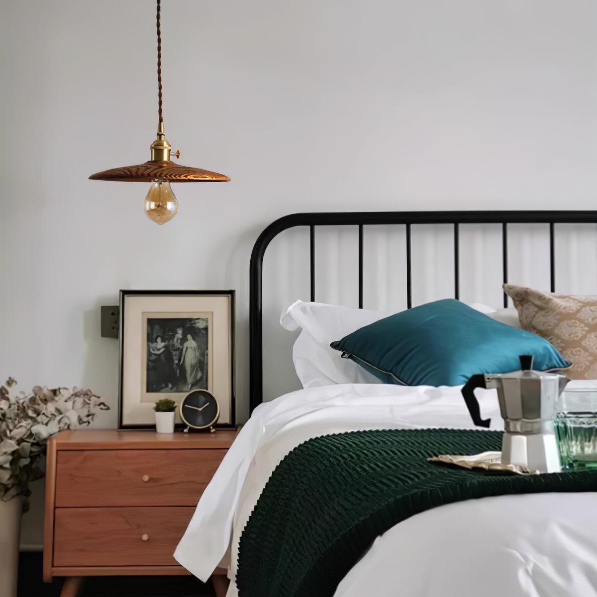 Veldra Brass Retro Pendant Light-Neutral Decor