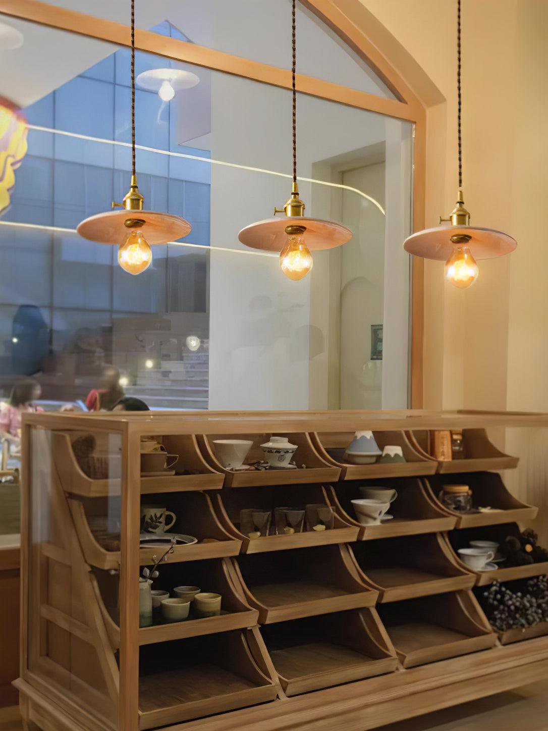 Veldra Brass Retro Pendant Light-Neutral Decor