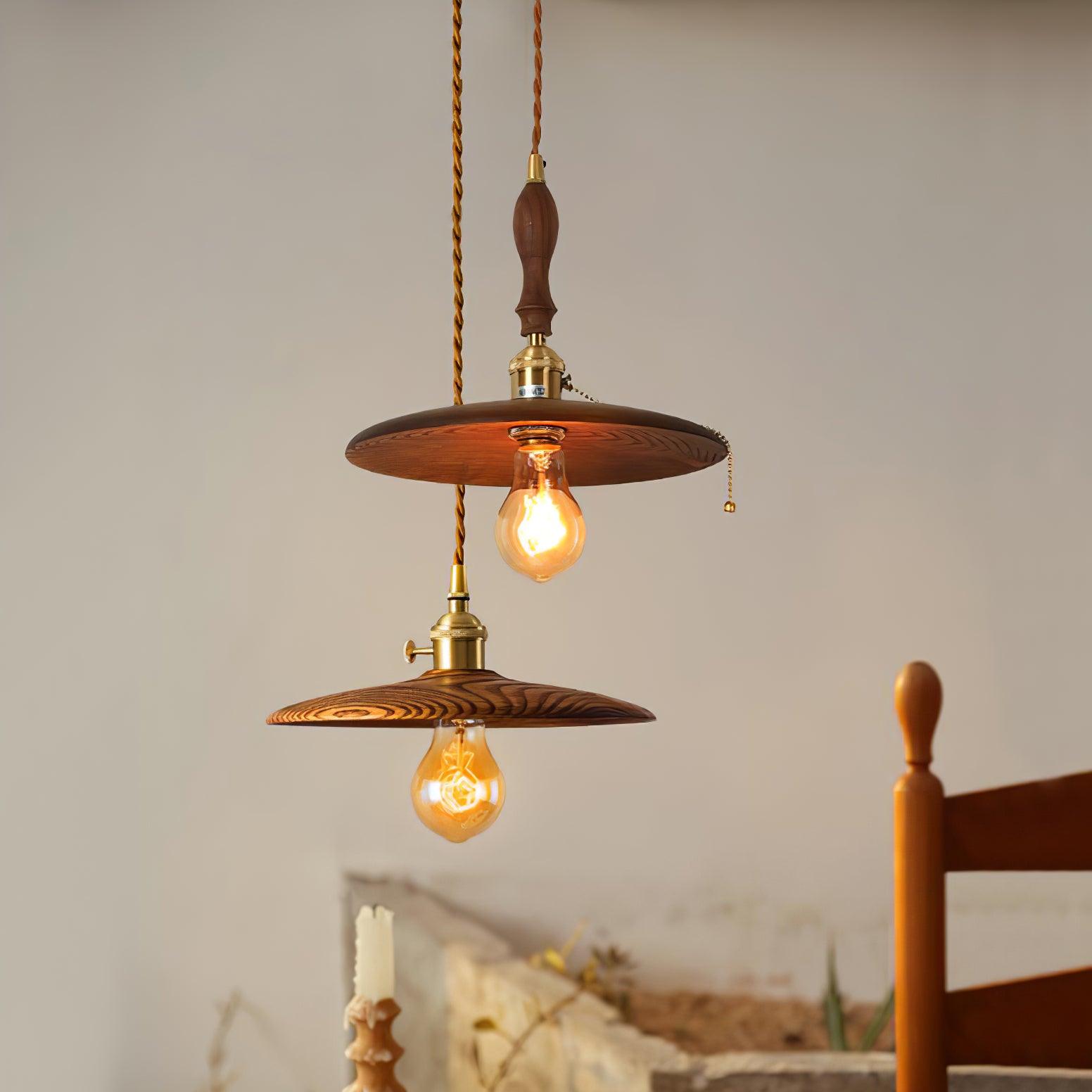 Veldra Brass Retro Pendant Light-Neutral Decor