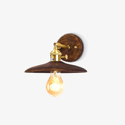Kevelo Brass Rustic Wall Lamp-Neutral Decor