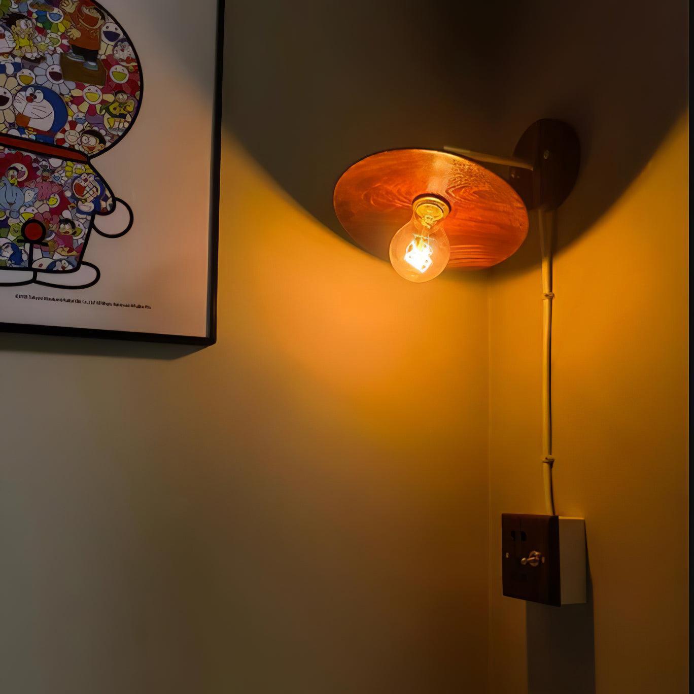 Kevelo Brass Rustic Wall Lamp-Neutral Decor