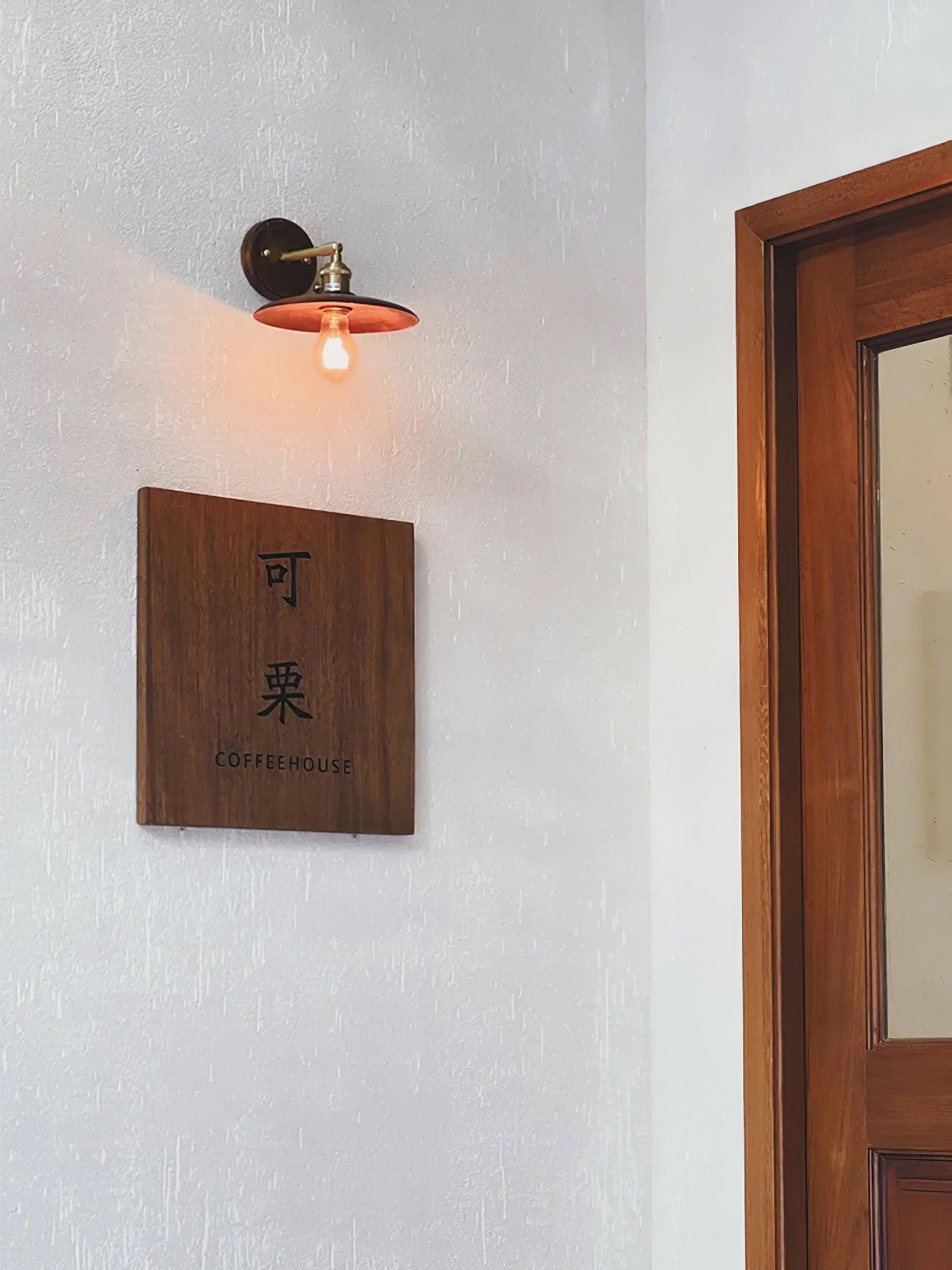 Kevelo Brass Rustic Wall Lamp-Neutral Decor